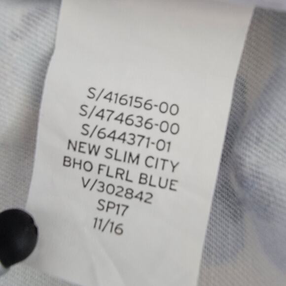 Gap Khakis Floral Capri Crop Pants Womens 12 Regular Slim City Preppy Feminine - Picture 13 of 16